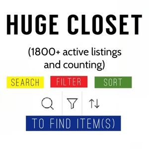 Search Sort and or Filter for ease of shopping